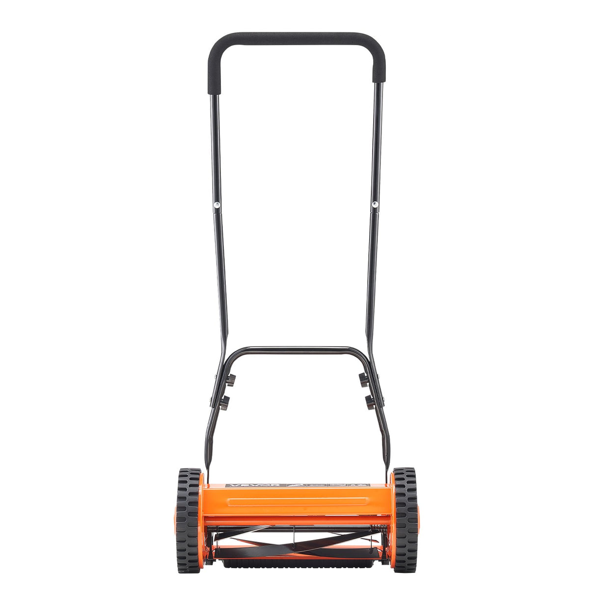 VEVOR 40cm Push Reel Lawn Mower 5-Blade Adjustable Height Grass Catcher 2-Wheel