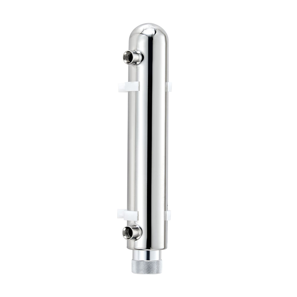 UV Water Purifier, 12W 1GPM, 220V Versatile Ultraviolet Water Purifier Filter with Stainless Steel Housing, Whole House UV Water Filter with Quartz Sleeve Fit for Shower/Drinking/Cleaning