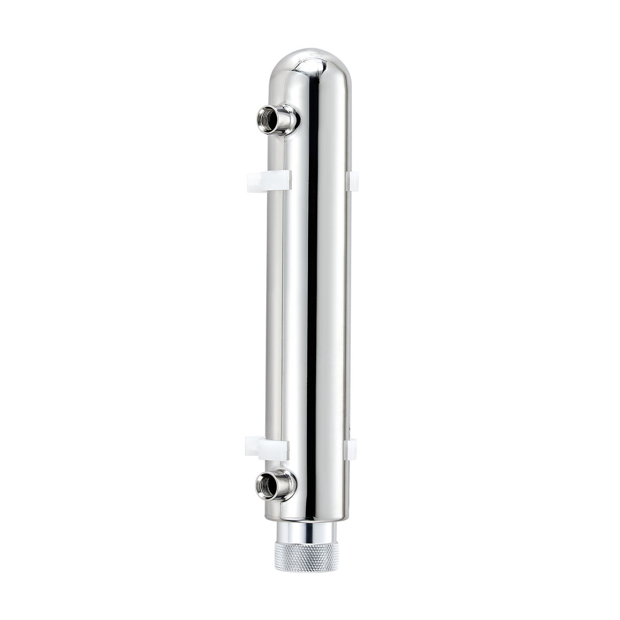 UV Water Purifier, 12W 1GPM, 220V Versatile Ultraviolet Water Purifier Filter with Stainless Steel Housing, Whole House UV Water Filter with Quartz Sleeve Fit for Shower/Drinking/Cleaning