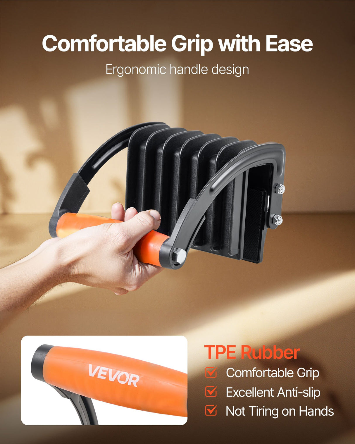 VEVOR Plywood Carrier 90.7 kg Drywall Carrying Tool for 0-25.4 mm Thickness