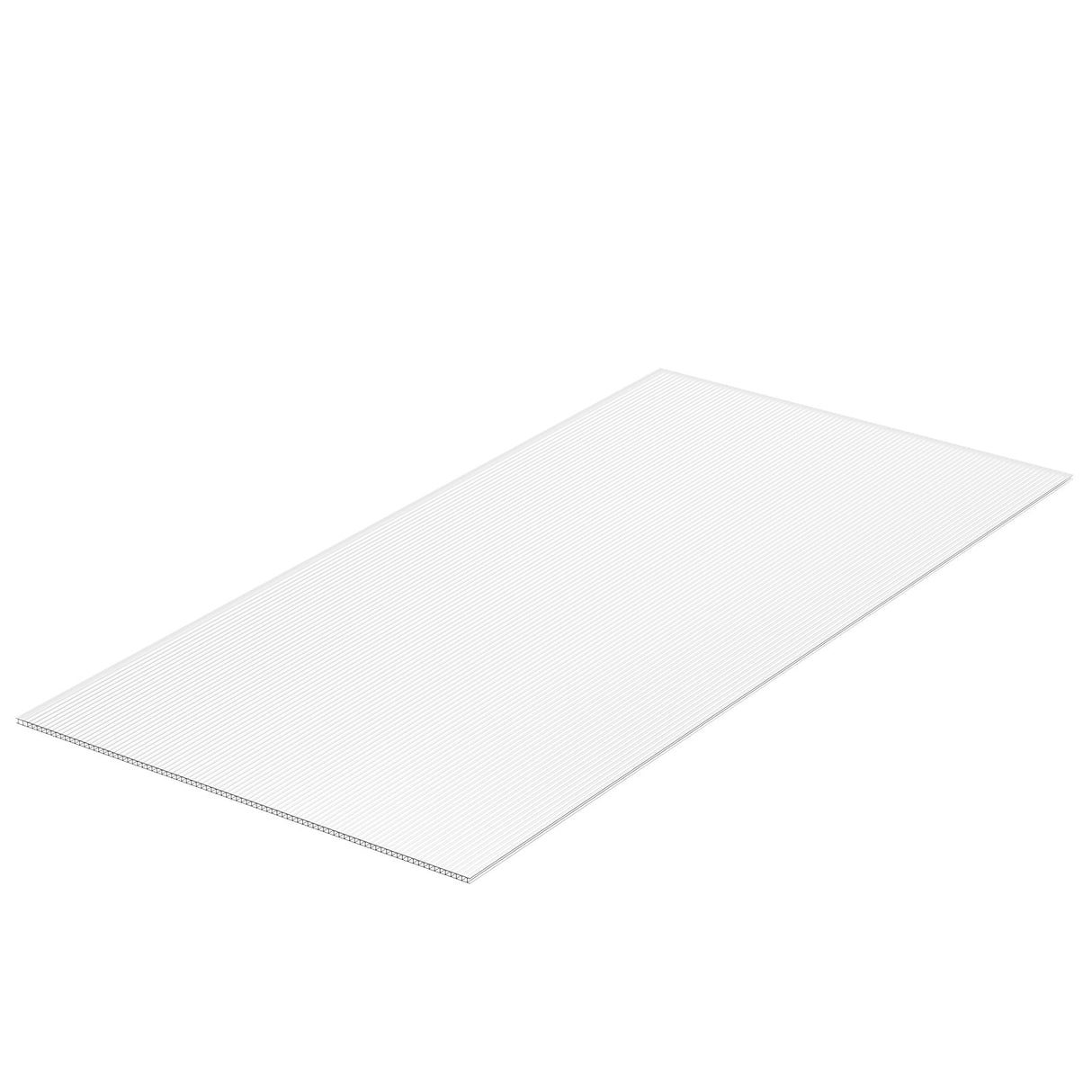5 Pack Polycarbonate Greenhouse Panels 2' X 4' X 0.32'' Roof Sheets