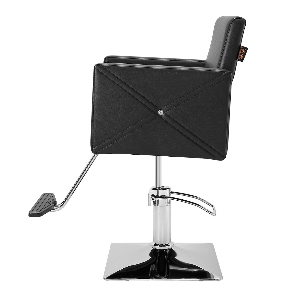 Salon Chair, Barber Chair for Hair Stylist, Styling Chair with Heavy Duty Hydraulic Pump, Swivel Hair Salon Chair with Footrest for Beauty Spa Shampoo, Max Load Weight 330 lbs, Black