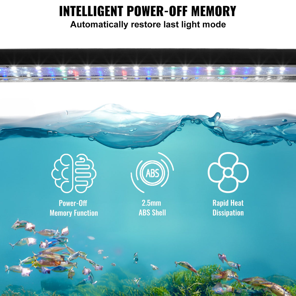 Aquarium Light 26W Full Spectrum Aquarium LED Lights for 36"-42" Fish Tank