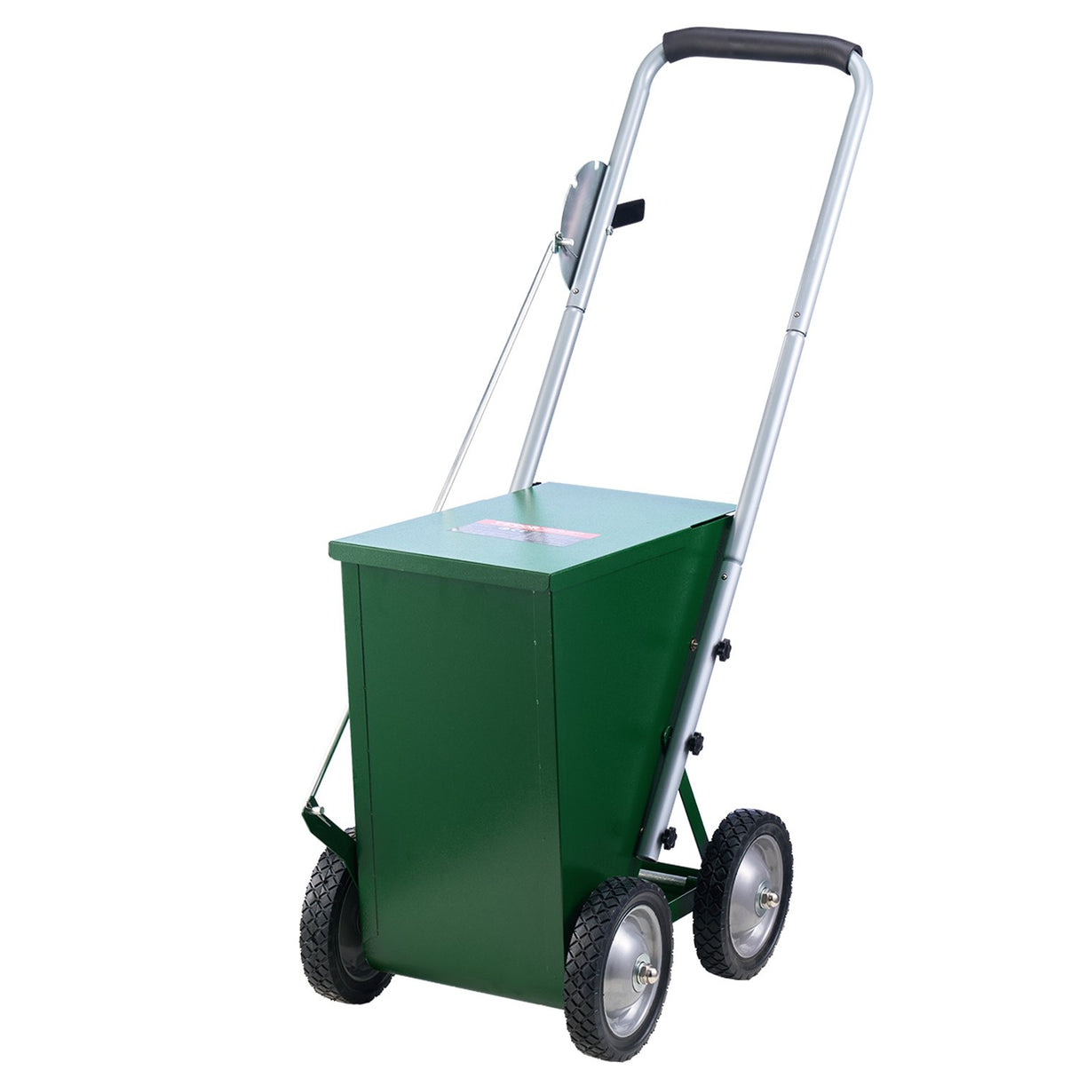 VEVOR Dry Line Marker 4-Wheel 50 or 100 mm Lines Heavy Duty Steel Chalker 22.7kg