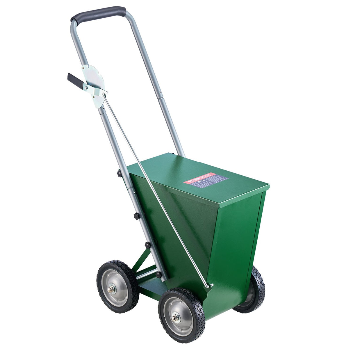 VEVOR Dry Line Marker 4-Wheel 50 or 100 mm Lines Heavy Duty Steel Chalker 22.7kg