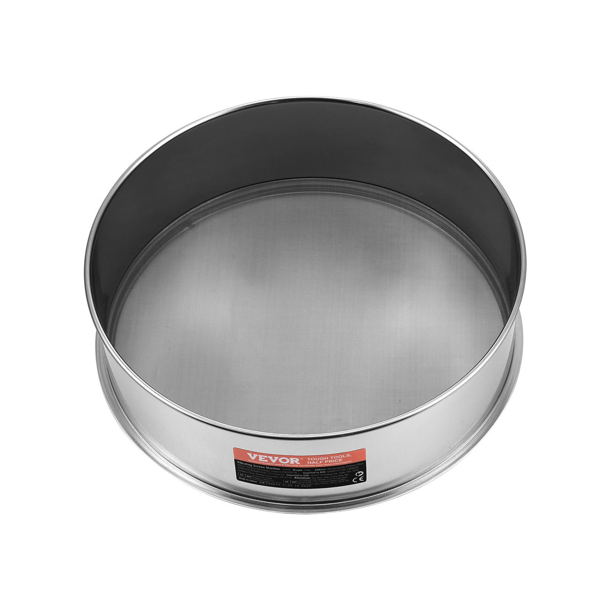 Flour Sieve Fine Mesh, 80 Mesh Flour Sifter, 304 Stainless Steel Fine Mesh Sifter Food-grade, Dia. 12.6" Fine Mesh Strainers for Baking, 5 Sizes Mesh hole for Mungbean, Rice, Flour, Pearl Powder