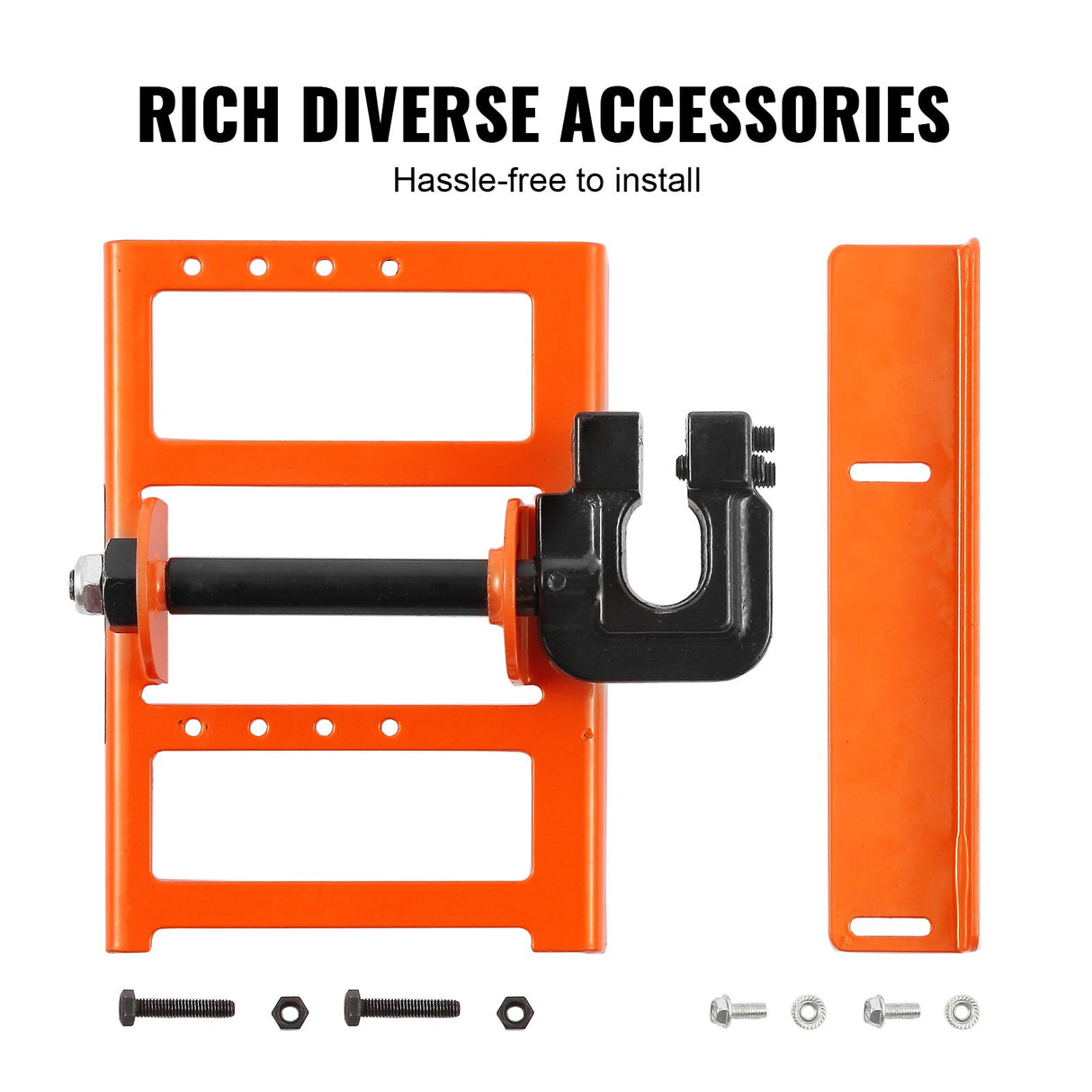 VEVOR Chainsaw Mill, Vertical Lumber Cutting Guide with 5.1-15.2cm Cutting Width, Cast Iron Portable Timber Chainsaw Attachment, Lightweight Wood