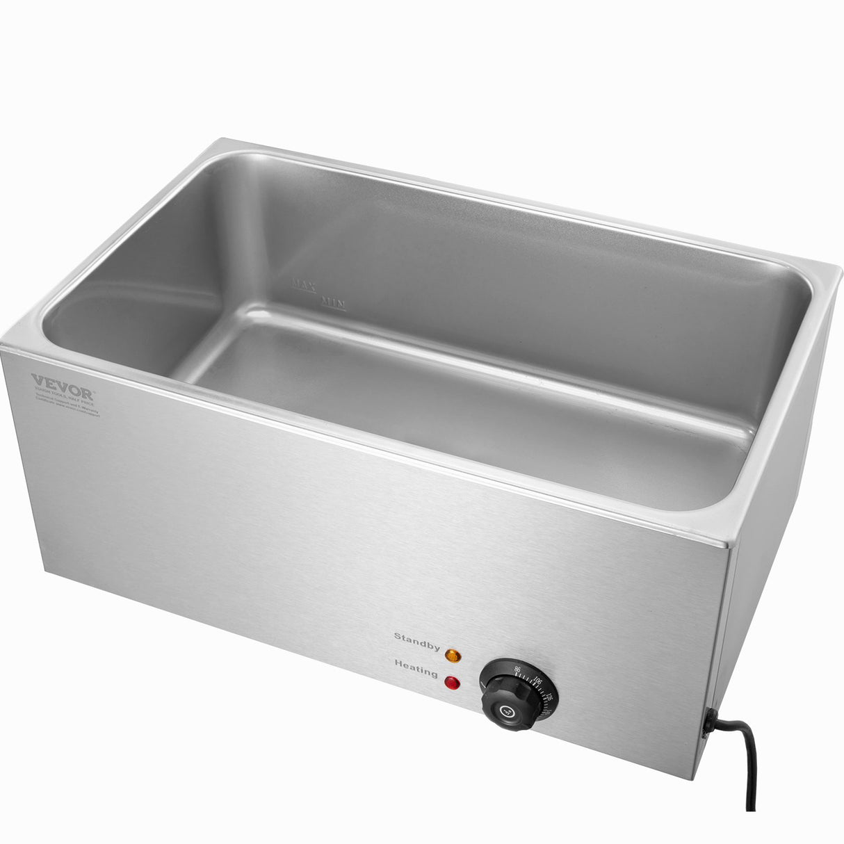 VEVOR Commercial Electric Food Warmer Countertop Buffet 18L 1200W Bain Marie