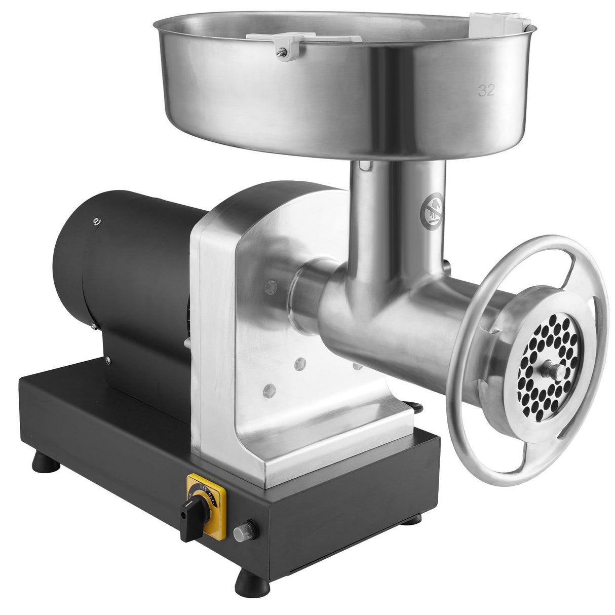 Electric Meat Grinder, 9.5 Kg/Min Capacity, Countertop Industrial Meat Mincer w/ Blade, Grinding Plate, Sausage Maker & Kubbe Kit, Carbon Steel Commercial Meat Grinder for Kitchen Restaurant