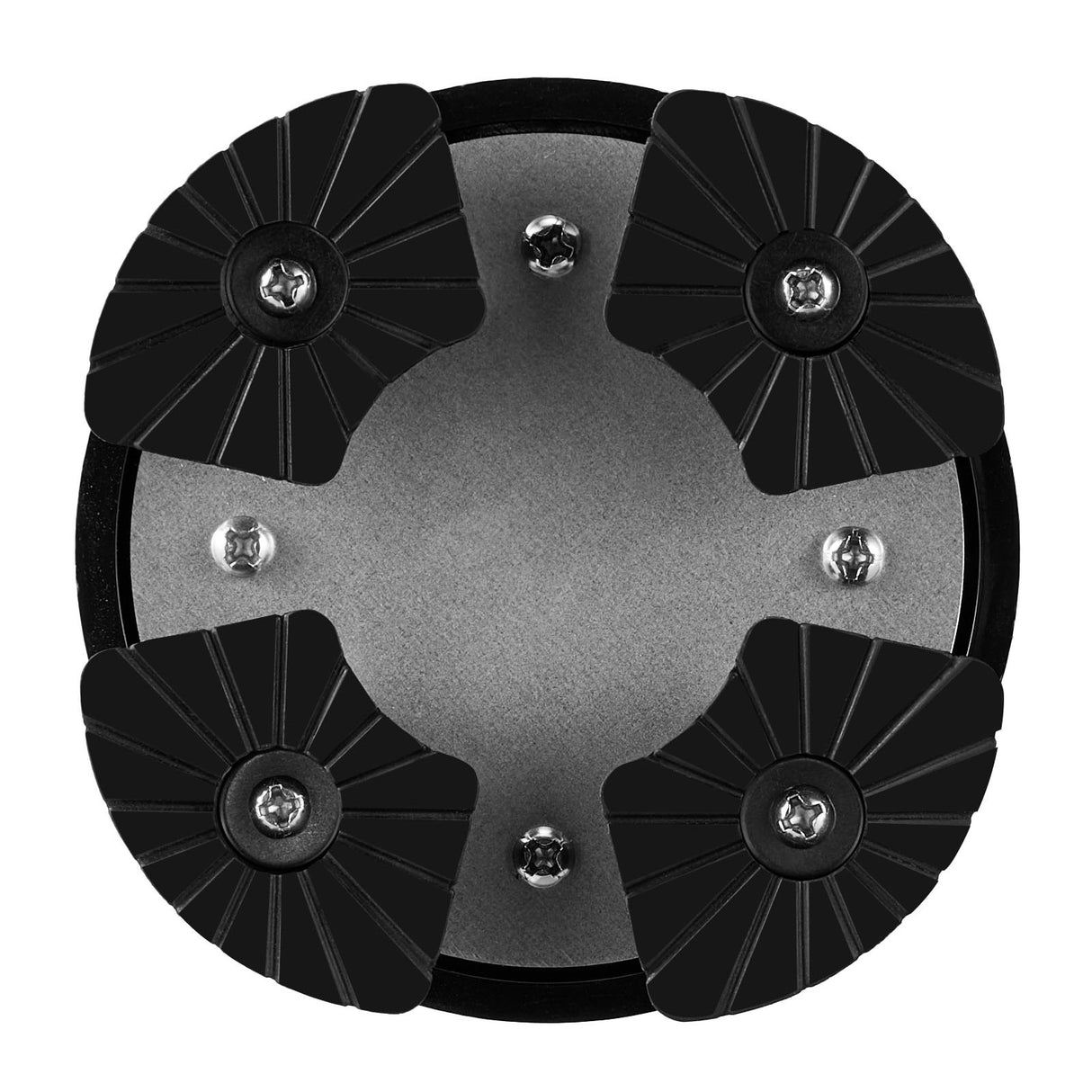 VEVOR Walking Cane Folding Walking Stick 8-Level Height 4-Pronged Pivoting Base