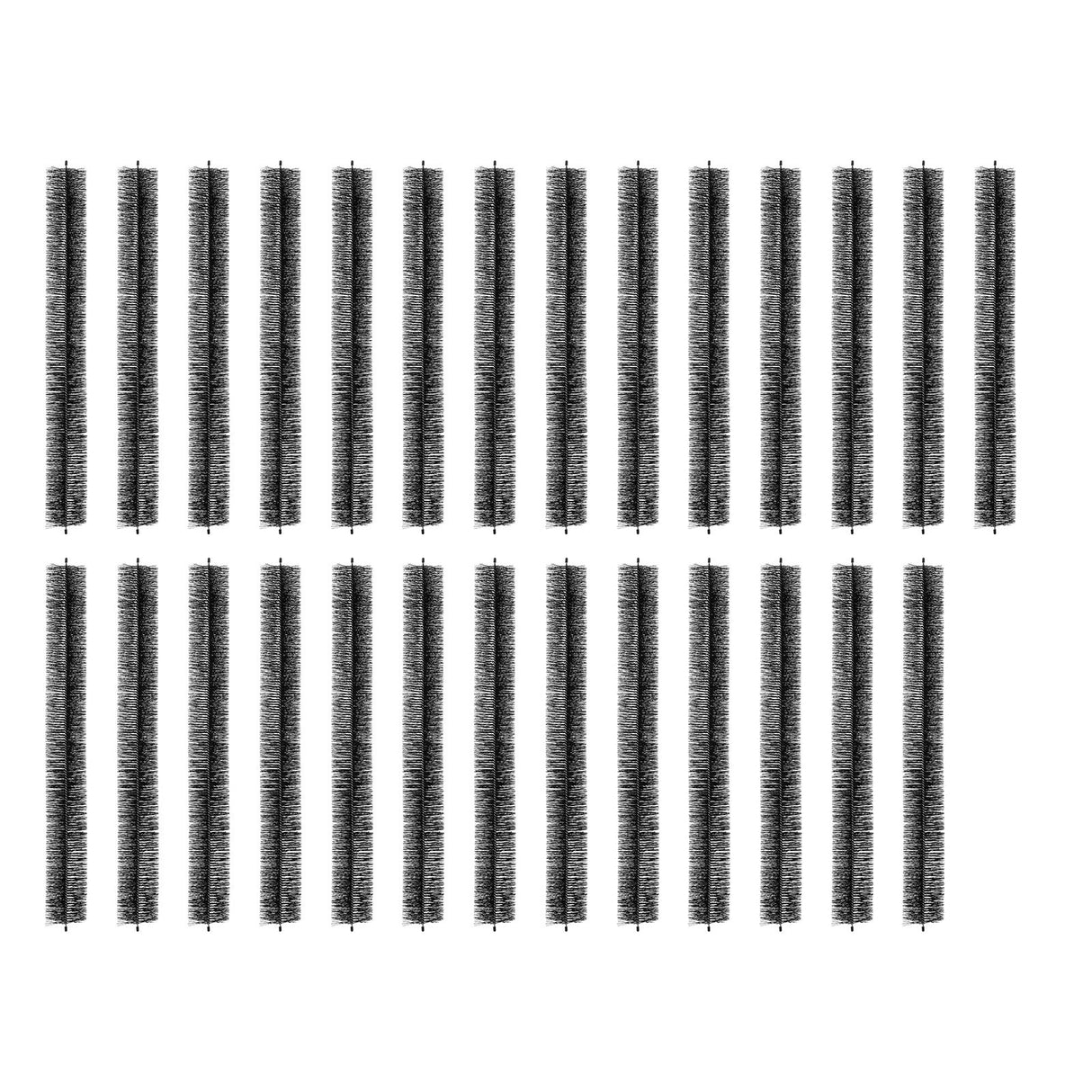 VEVOR Gutter Brush, 80 Feet Total Length 4.33 inch Diameter Gutter Cleaning Tools, Ground-Level Gutter Brush Leaf Guard for 5 Inch Gutters, Easily Clear roof Leaves and Debris, 27 Pack