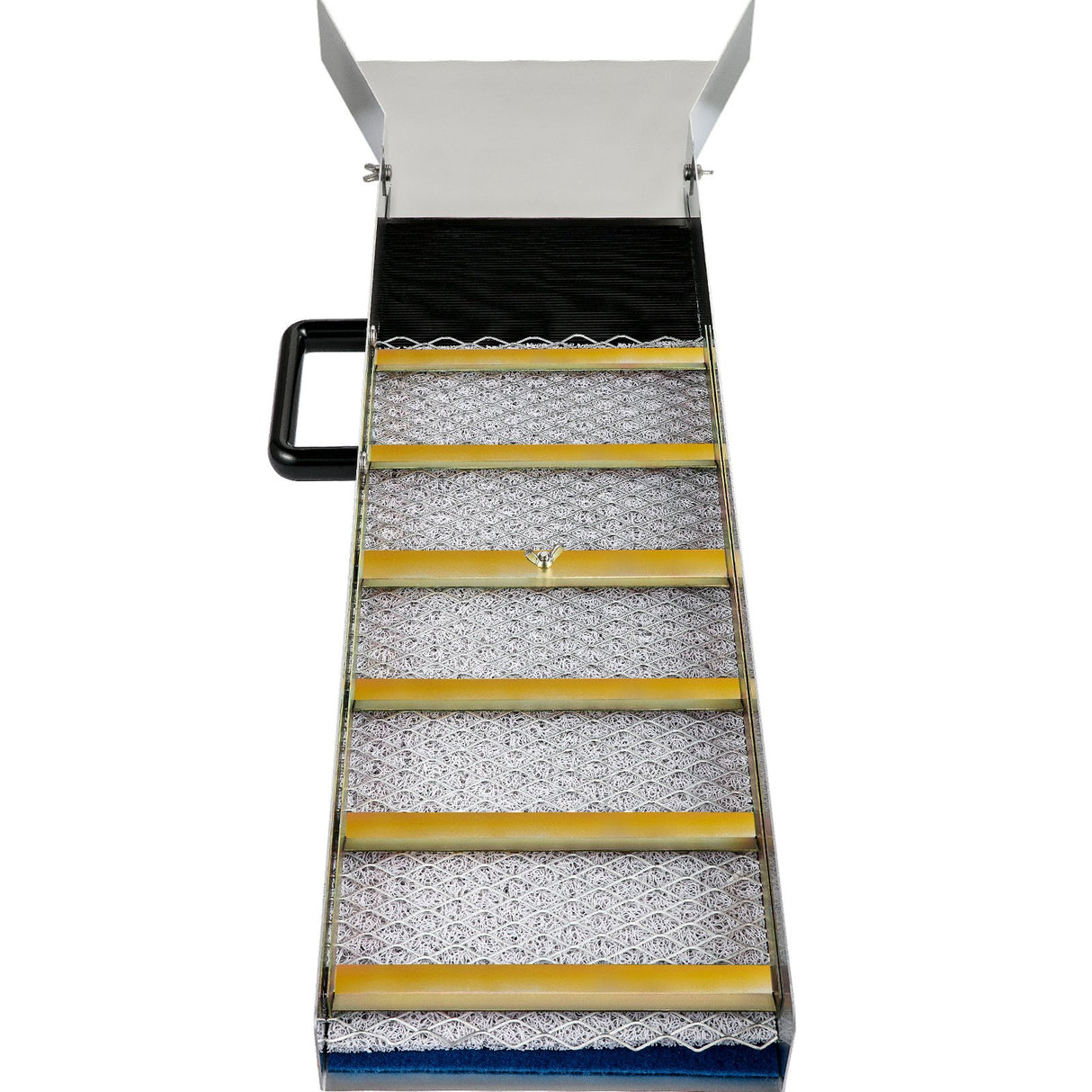VEVOR Aluminum Alloy Sluice Box, Compact 36" Mini Sluice Boxes for Gold, Lightweight Gold Sluice Equipment, Portable Sluice Boxes with Miner's Moss,
