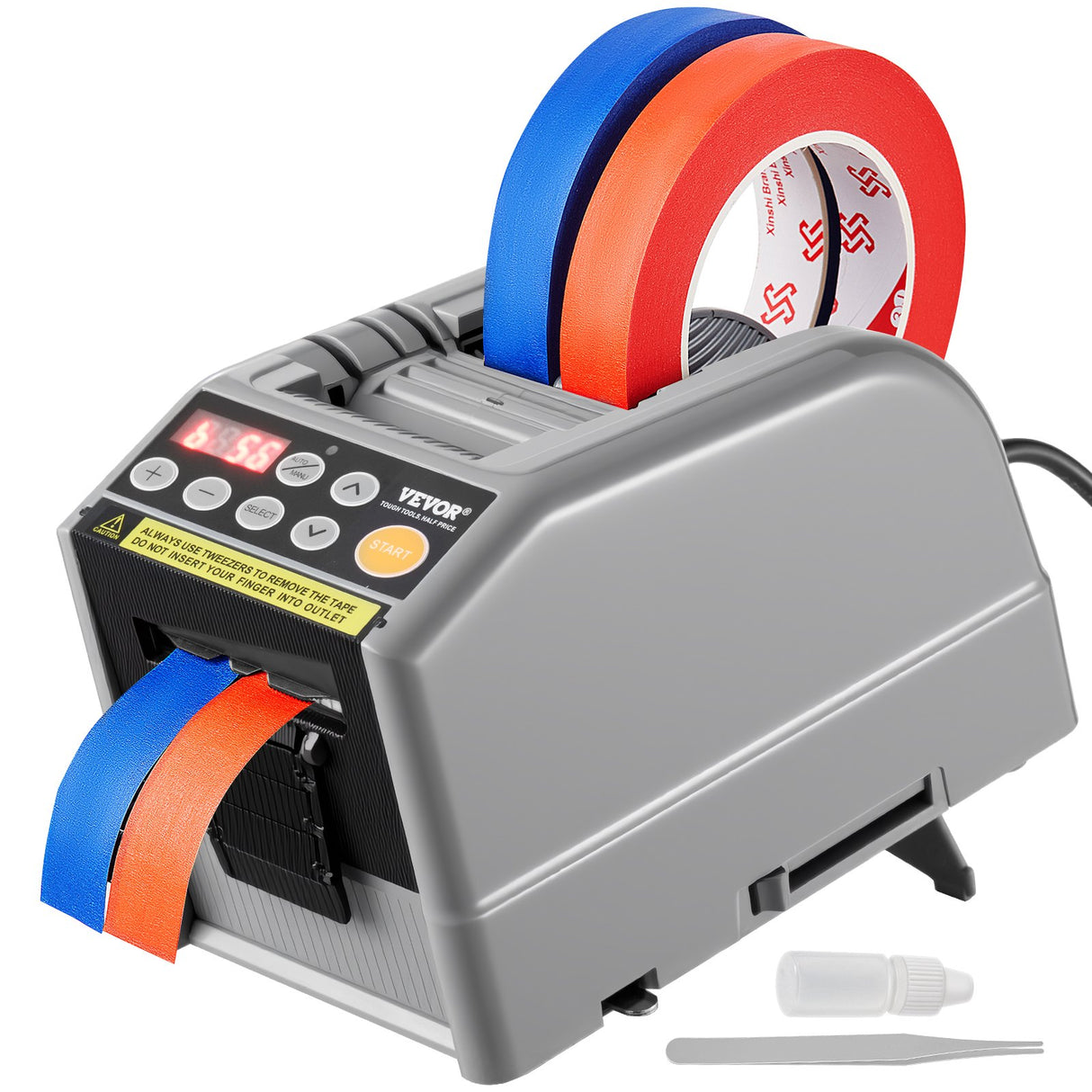 Automatic Tape Dispenser, Self-Adhesive Electric Tape Cutter, 25 W Packaging Machine, Tape Cutter, 6-60 mm Tape Width, Electric Tape Cutter Packaging Machine