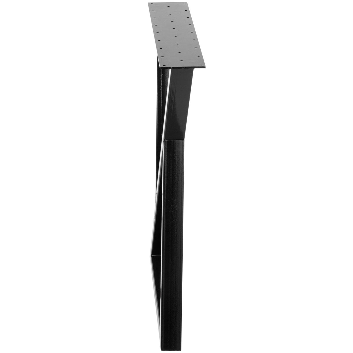 Metal Table Legs Set of 2 Dining Table Legs Black Desk Legs, 28 Height 20 Width Heavy Duty Bench Legs Zig Zag Style Coffee Table Legs Base Modern DIY Steel Table Legs