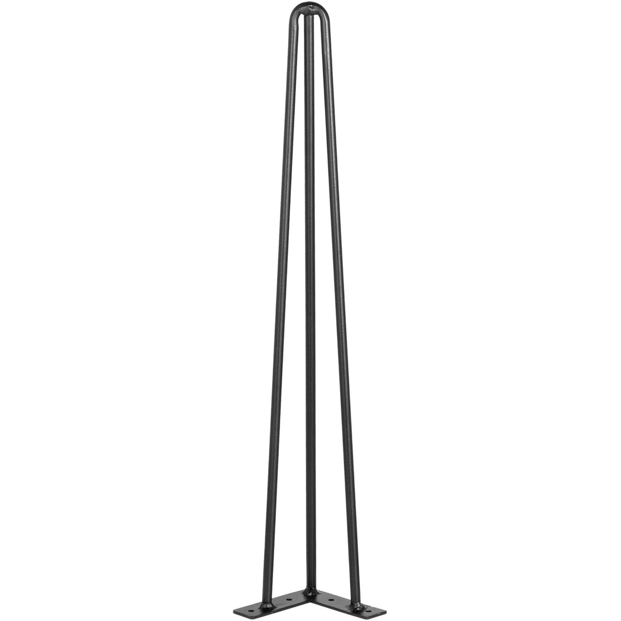 VEVOR Hairpin Table Legs 24 inch Black Set of 4 Desk Legs Each 220lbs Capacity Hairpin Desk Legs 3 Rods for Bench Desk Dining End Table Chairs Carbon Steel DIY Table Legs Heavy Duty Furniture Legs