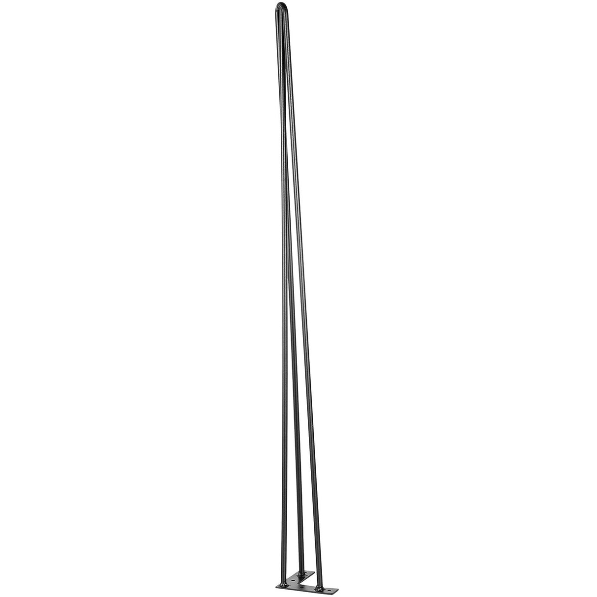 Hairpin Table Legs 34 inch Black Set of 4 Desk Legs Each 220lbs Capacity Hairpin Desk Legs 3 Rods for Bench Desk Dining End Table Chairs Carbon Steel DIY Table Legs Heavy Duty Furniture Legs