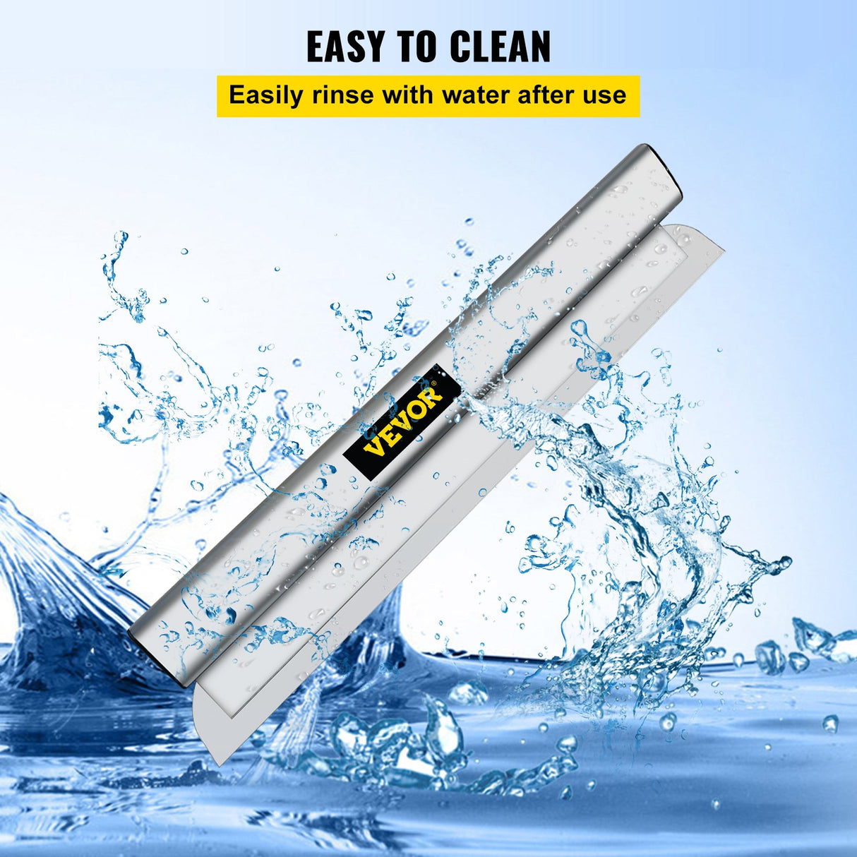 VEVOR Skimming Blade,40 inch Smoothing Knife, European Stainless Steel Construction Knife, Aluminum Blade Profile Smoothing Knockdown Spatula for Gyprock/Drywall/Wall-Board