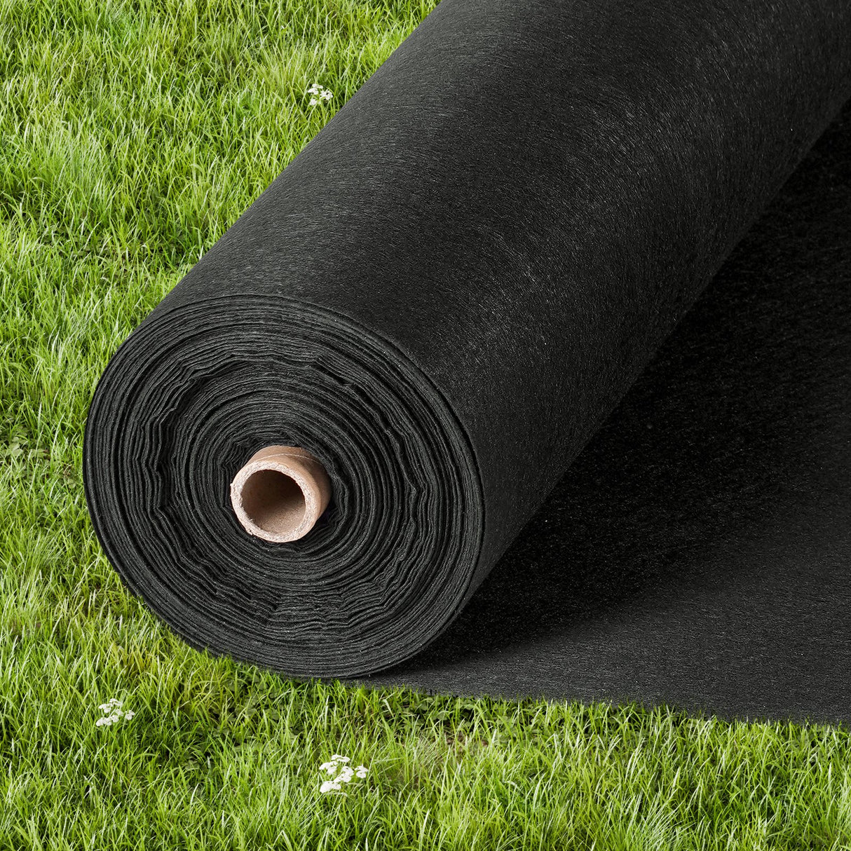 VEVOR Driveway Fabric, 1*50m Non Woven Geotextile Fabric, Heavy Duty Garden Weed Barrier Fabric, 4.43OZ Landscape Fabric, French Drains Drainage