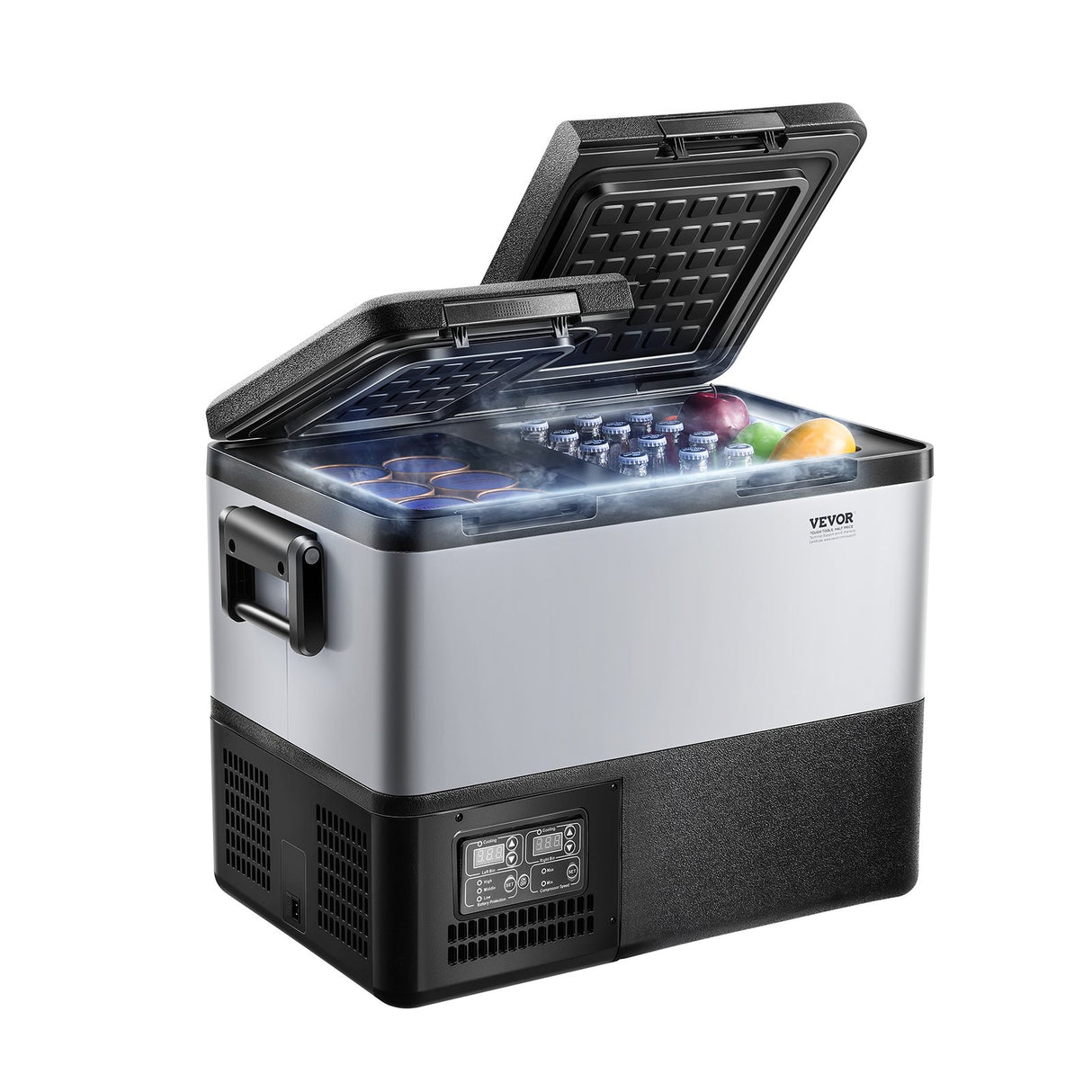 VEVOR Portable Car Refrigerator Freezer Compressor 35L Dual Zone for Car Home