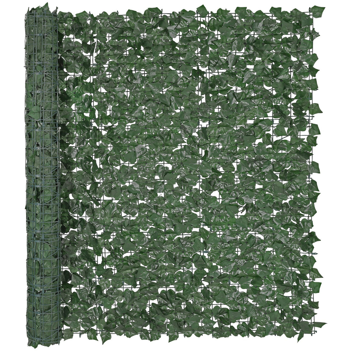 VEVOR Ivy Privacy Fence, 1500 x 2490 mm Artificial Green Wall Screen, Greenery Ivy Fence with Strengthened Joint, Faux Hedges Vine Leaf Decoration for