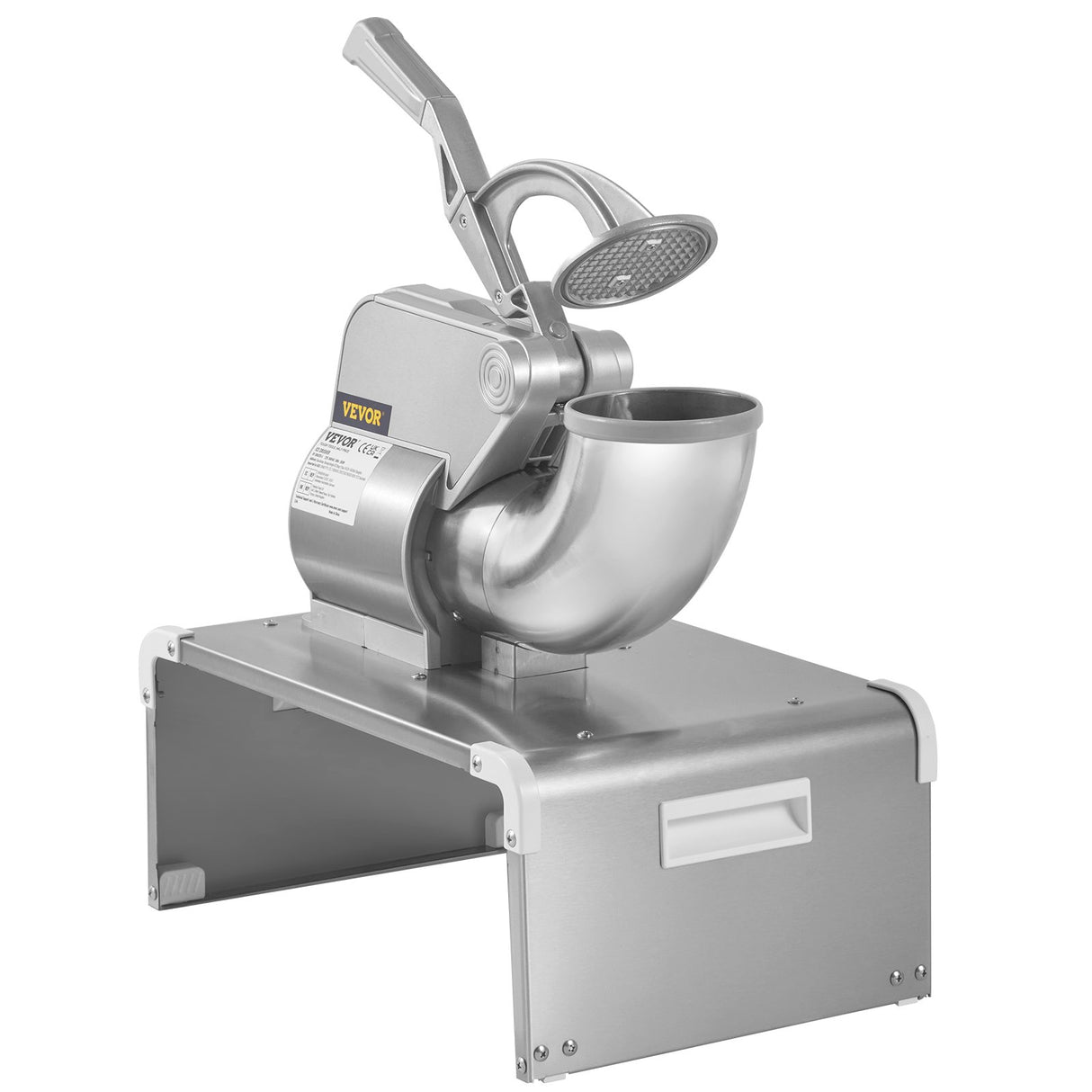 VEVOR Commercial Ice Shaver Crusher, 661lbs Per Hour Electric Snow Cone Maker, 350W Shaved Ice Machine with Dual Blades for Parties Events Snack Bar,
