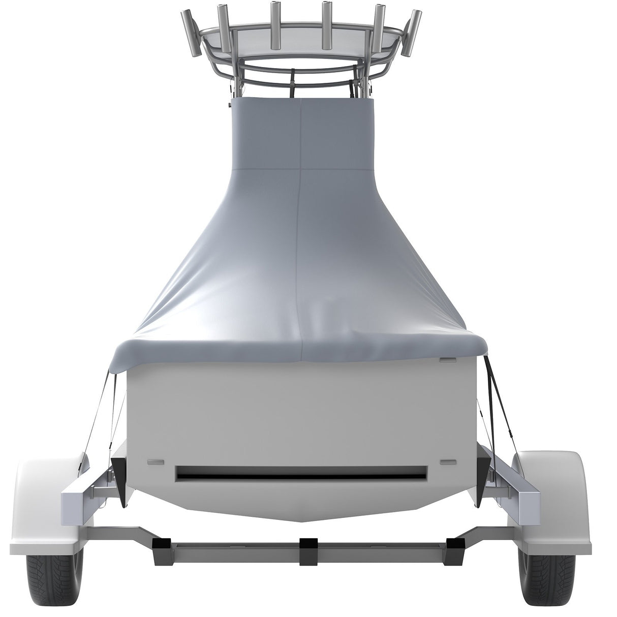 VEVOR T-Top Boat Cover, Fit for 22'-24' Boat, Heavy Duty 600D Marine Grade Oxford Hard Top Cover, UV Resistant Waterproof Center Console Boat Cover