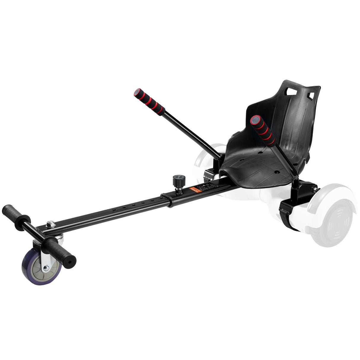 VEVOR Hoverboard Seat Attachment, Compatible with All 16.5cm20.3cm21.6cm25.4 Hoverboards,Grips Control,Adjustable Frame Length and 99.8 kg Load Capacity,Hover Board Go Karts Accessory,for Kids Adults