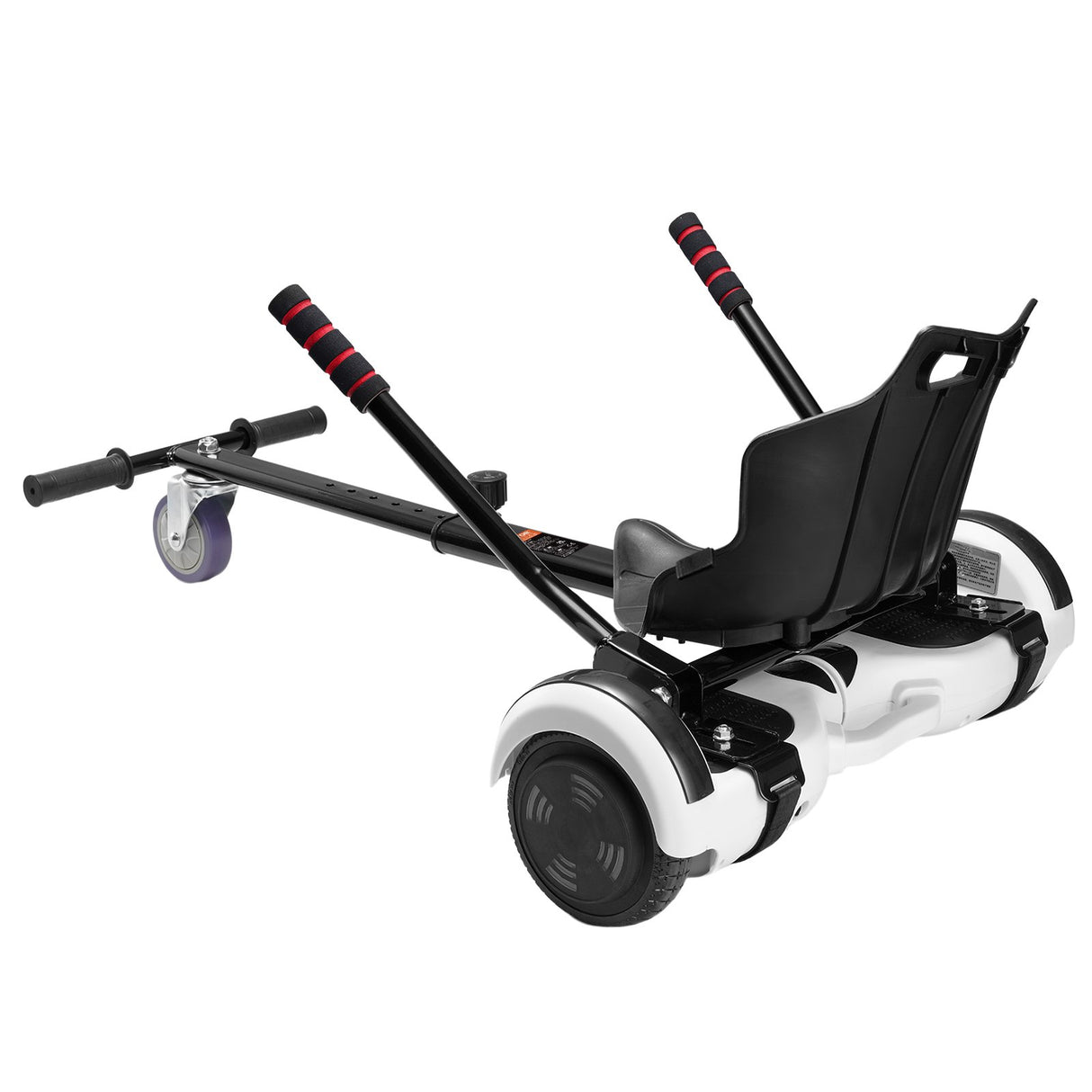 VEVOR Hoverboard Seat Attachment, Compatible with All 16.5cm20.3cm21.6cm25.4 Hoverboards,Grips Control,Adjustable Frame Length and 99.8 kg Load Capacity,Hover Board Go Karts Accessory,for Kids Adults