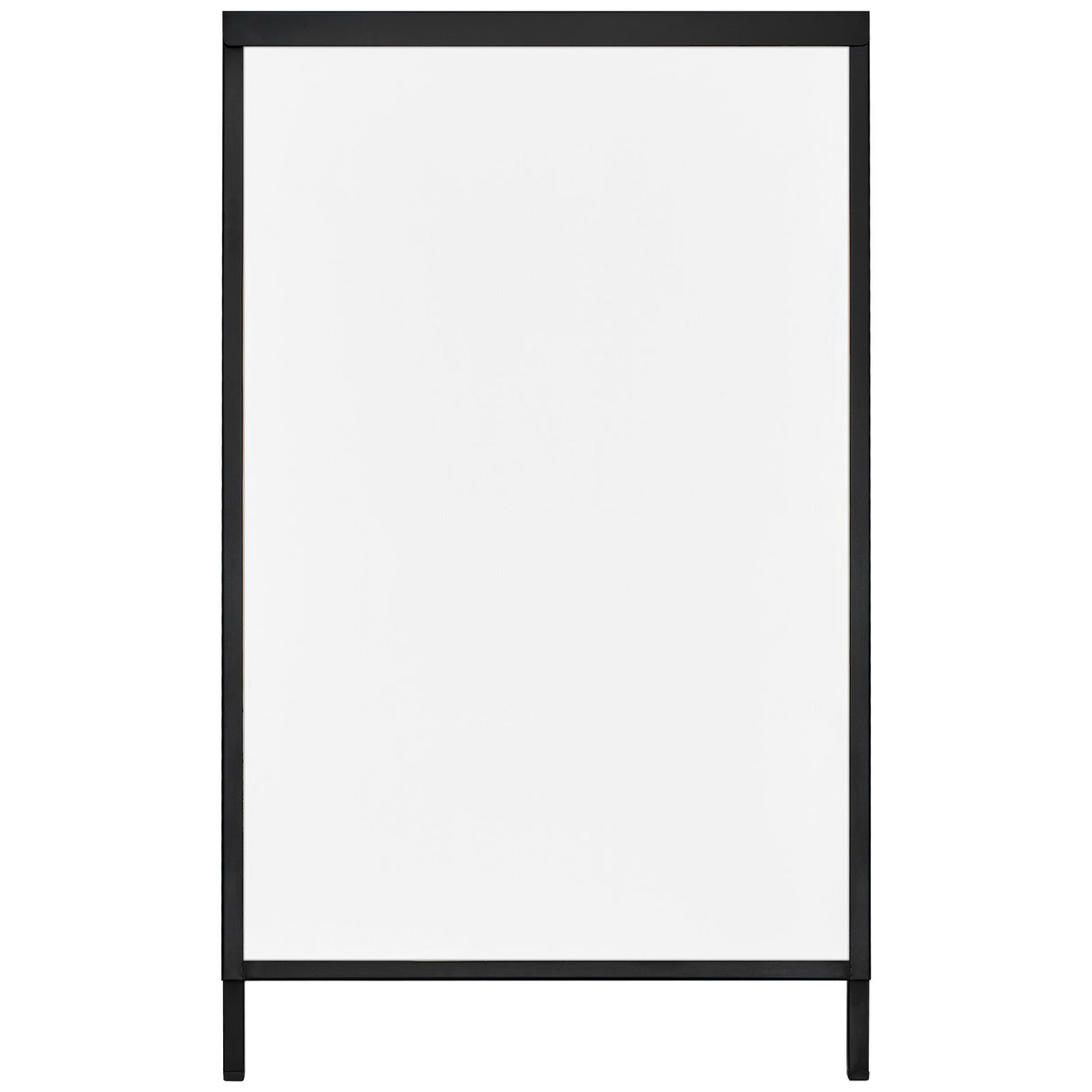 VEVOR A Frame Sidewalk Sign, 61x91cm Heavy Duty Slide-in Signboard Holder, Double-Sided Folding Sandwich Board Signs, Steel Pavement Sign Poster for Outdoor Business Street Advertising (Frame only)