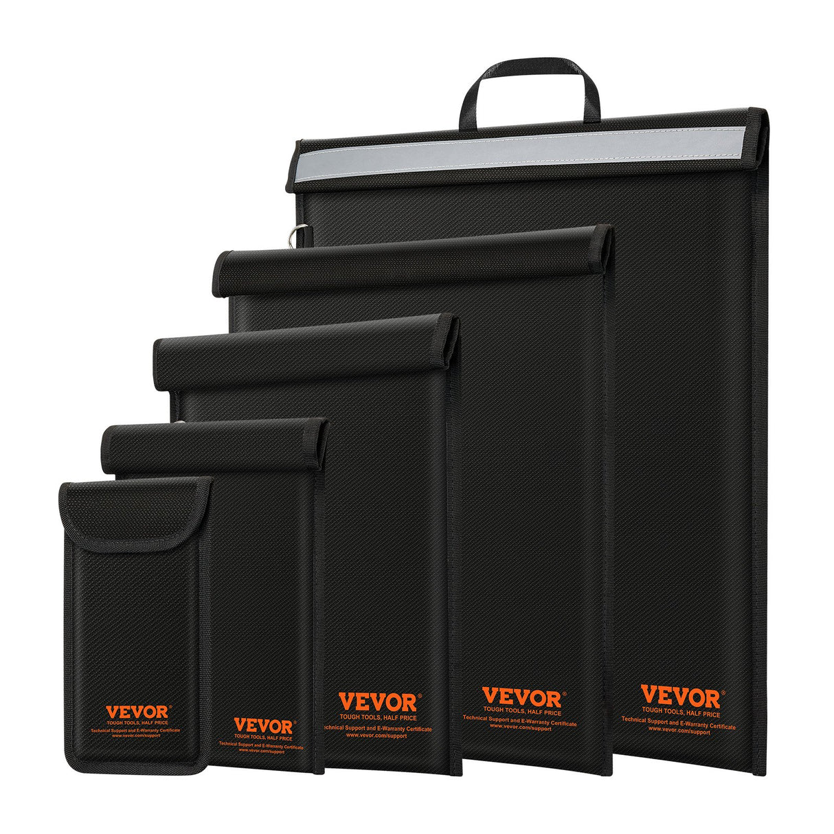 VEVOR Faraday Bag 4 Pack Signal Blocking Holder for Laptop Tablet Phone Radio XL