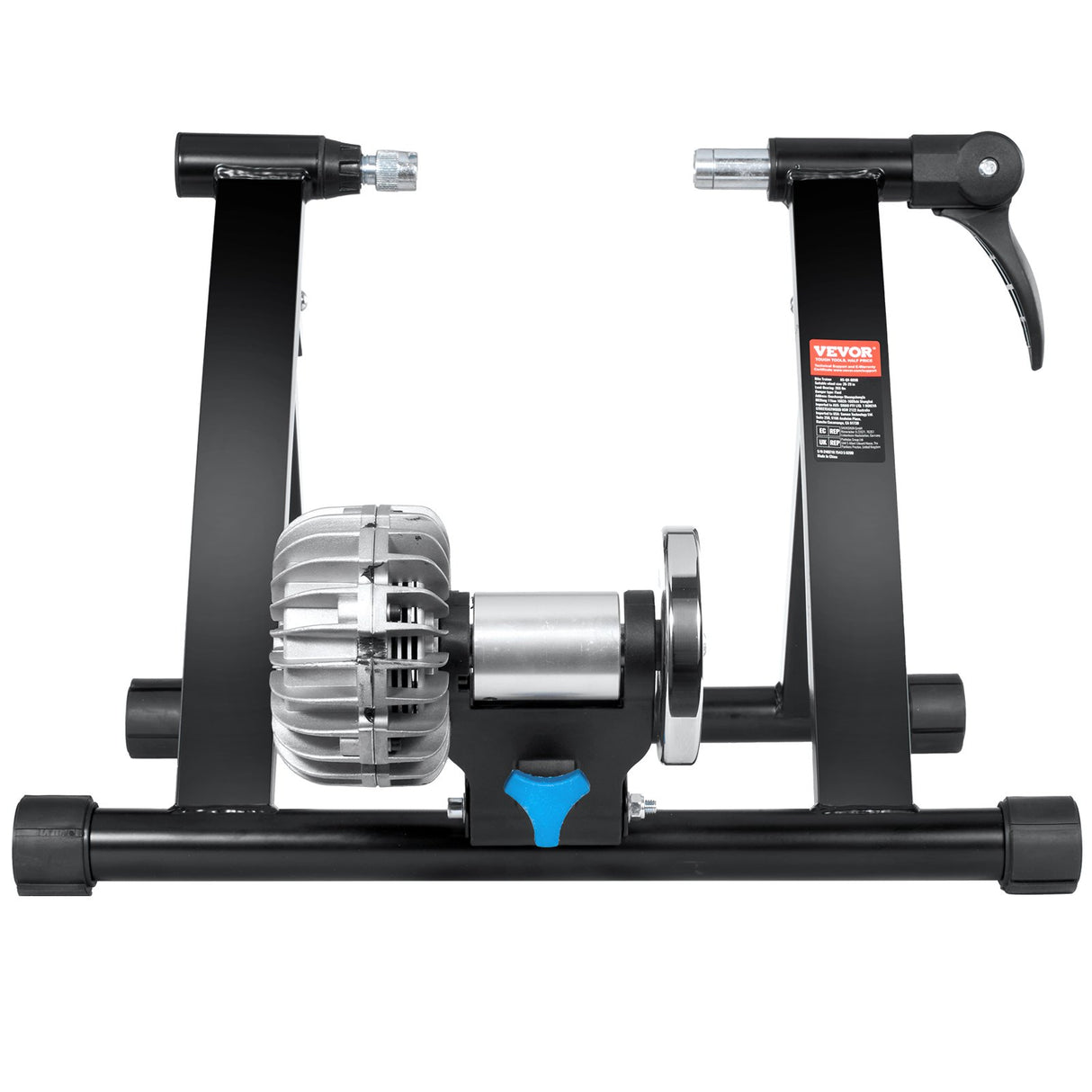 VEVOR Bike Trainer Stand, Fluid Stationary Bike Stand for 26"-29" Wheels, Noise Reduction Fluid Flywheel, Portable Cycling Stand for Indoor Riding