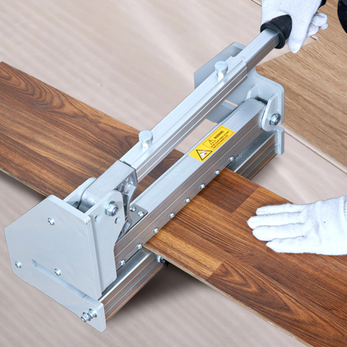 VEVOR Floor Cutter 330mm, Cuts Vinyl Plank, Laminate, Engineered Hardwood, Siding, 12mm Cutting Dept