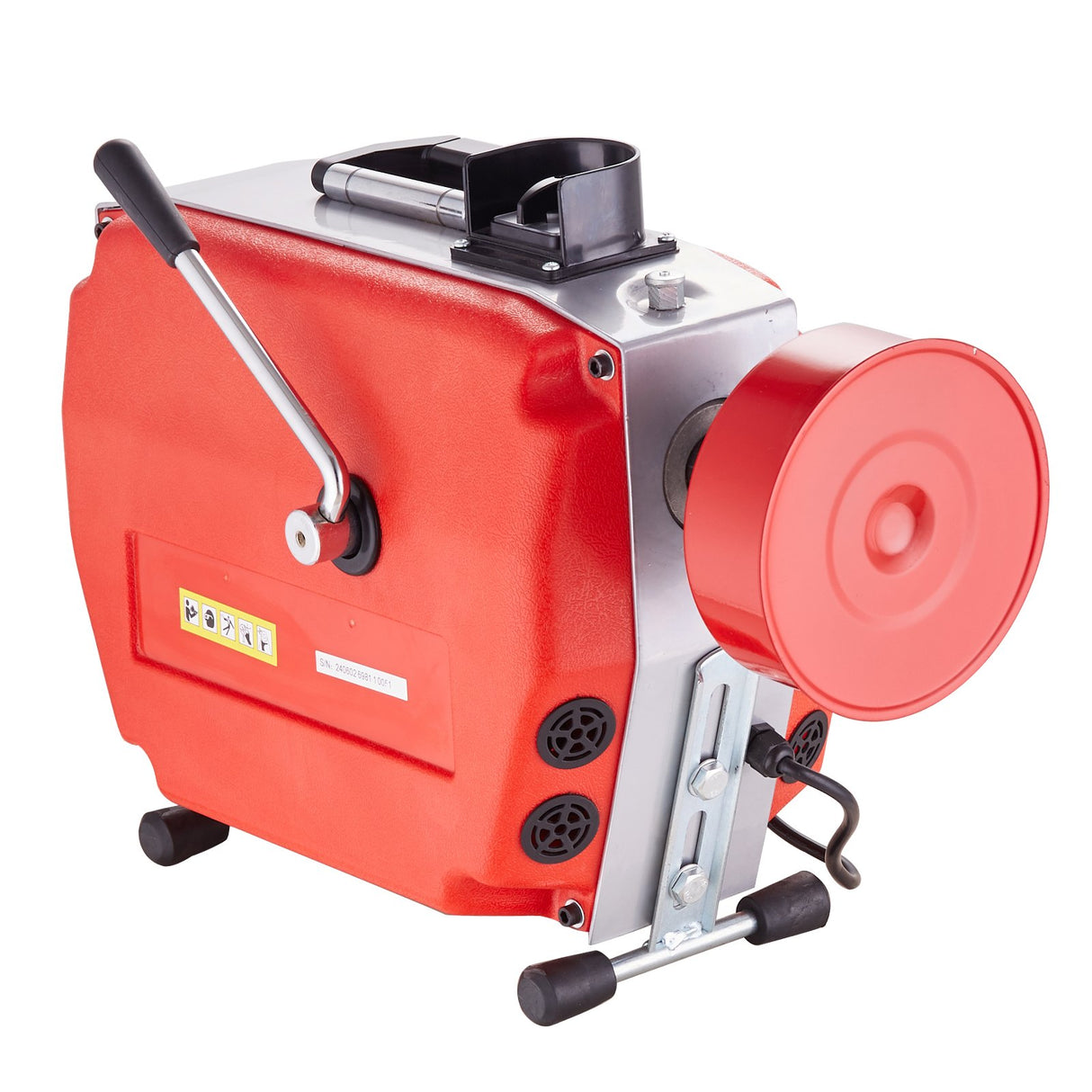 Drain Cleaner Machine 120FT x 7/8" 420W Sewer Snake Auger Manual Feed