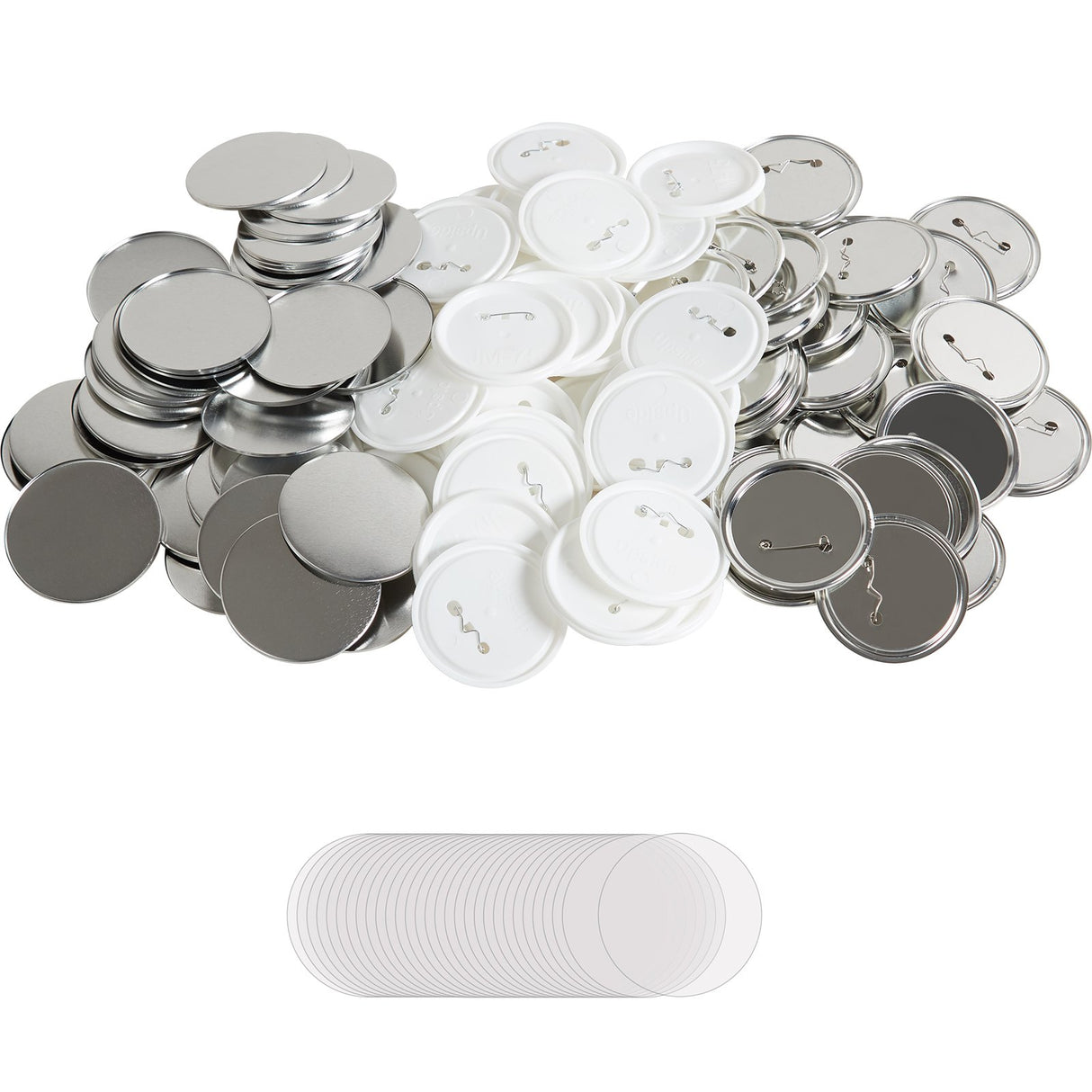 VEVOR 3" 75mm Button Badge Parts Supplies for Button Maker Machine 200 Sets