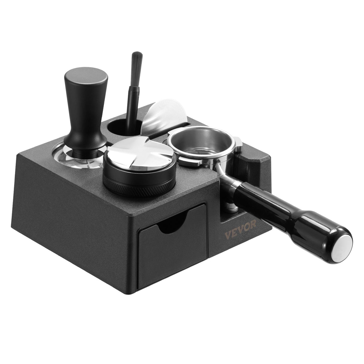 VEVOR ABS Espresso Tamping Station 51-58 mm Station with Detachable Slot