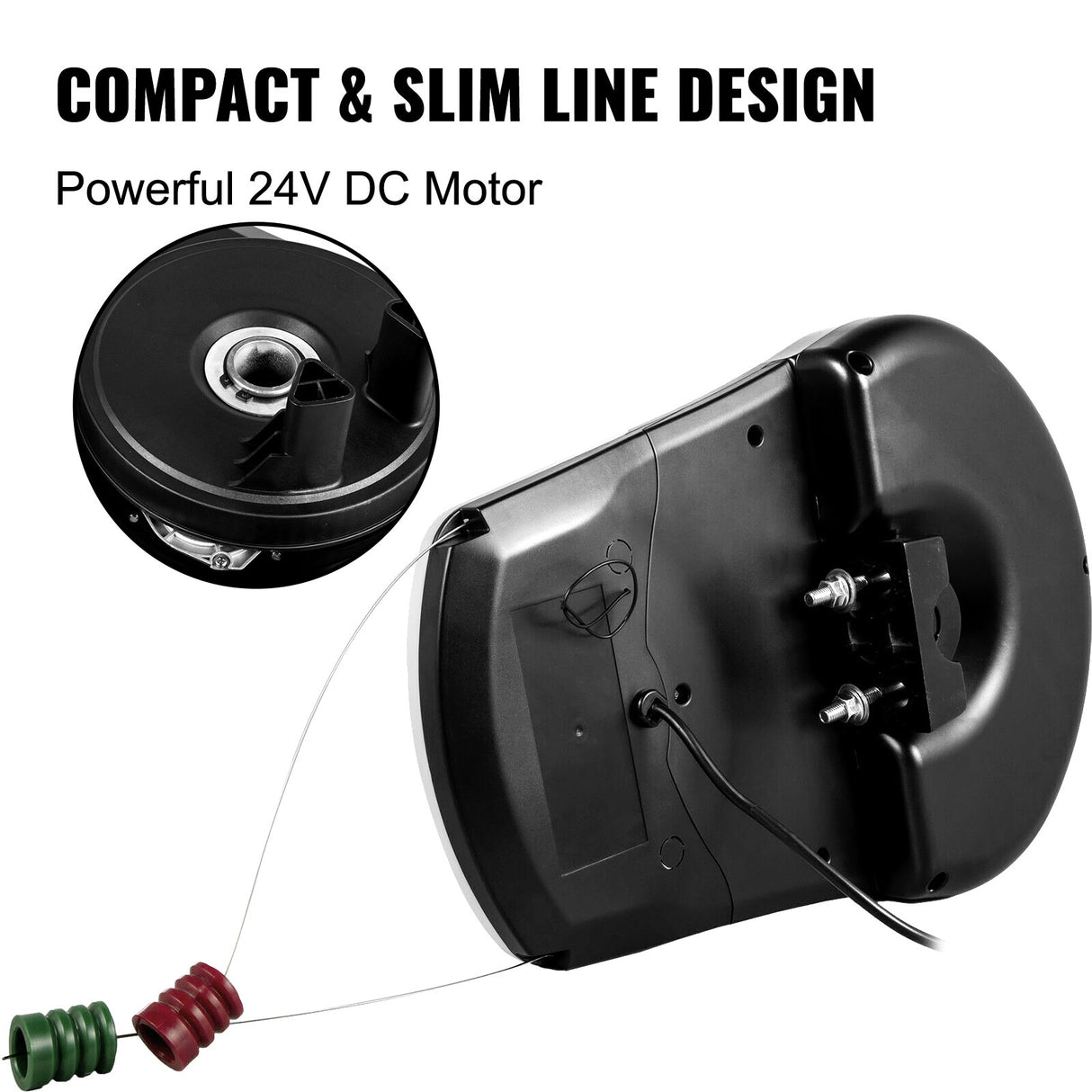 VEVOR Garage Roller Door Opener, 800 N Lift Force 164 ft Remote Control, 220V Electric Roller Gate Opener, Auto Garage Roller Gate Opener Kit with 2