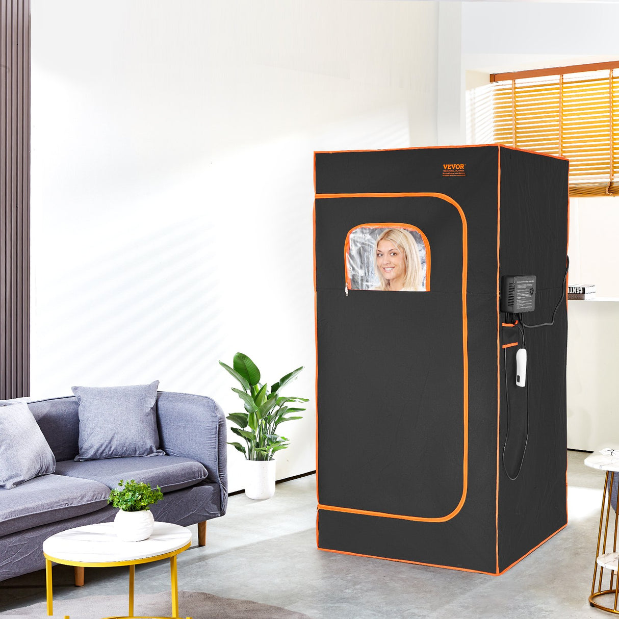 Sauna Tent Far Infrared 1400W Personal Home Spa Loss Weight Detox Therapy