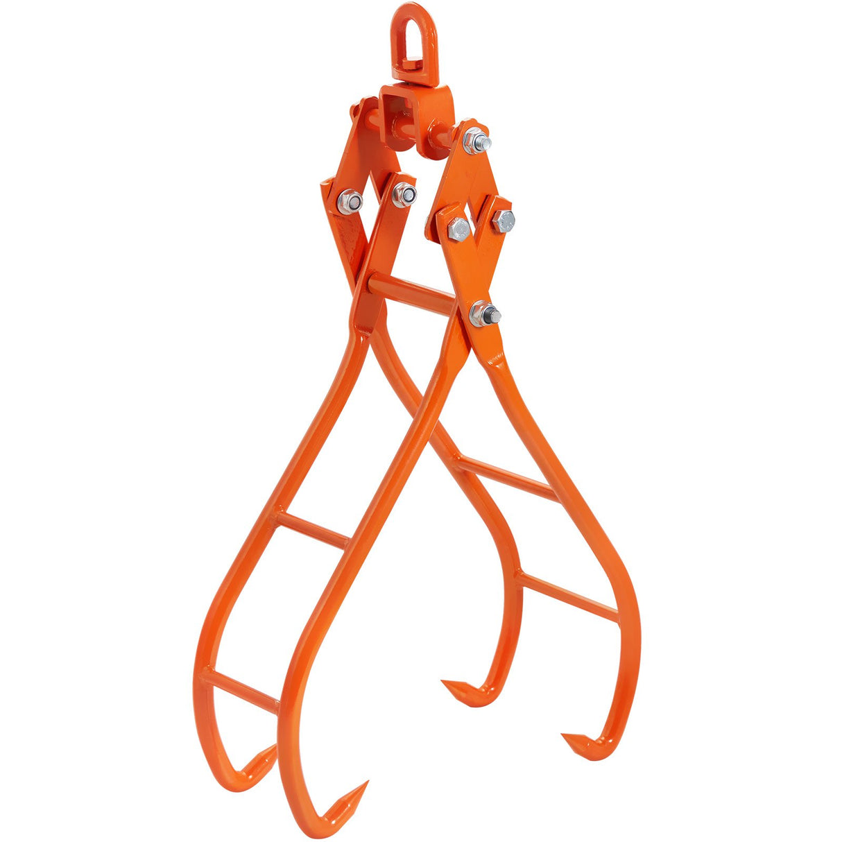 VEVOR Timber Claw Hook, 28 inch 4 Claw Log Grapple for Logging Tongs, Swivel Steel Log Lifting Tongs, Eagle Claws Design with 2205 lbs/1000 kg Loading Capacity for Tractors, ATVs, Trucks, Forklifts