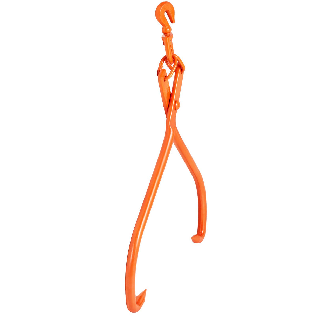 VEVOR Log Skidding Tongs, 81.3cm 2 Claw Log Lifting Tongs, Heavy Duty Rotating Steel Lumber Skidding Tongs, 700 kg Loading Capacity, Log Lifting,