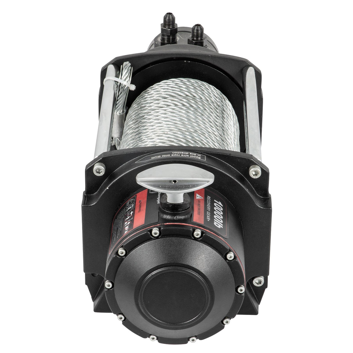VEVOR Industrial Hydraulic Winch 4535kg, Hydraulic Anchor Winch with 24m Strong Steel Cable, Hydraulic Drive Winch Adapter Kit, Utility Winch with