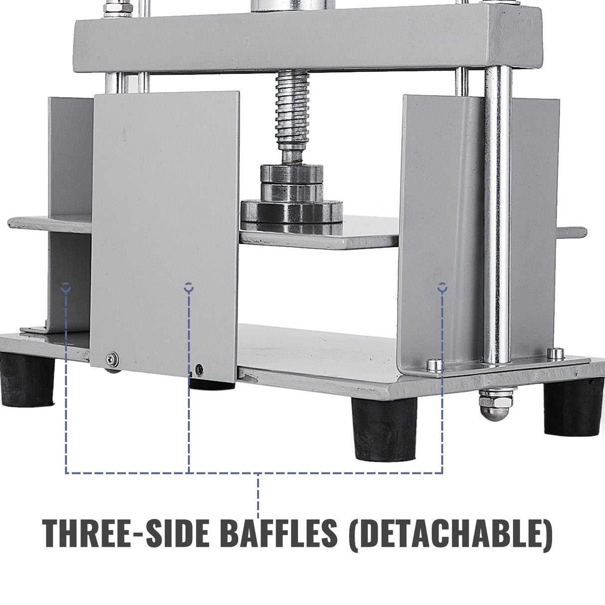 VEVOR Manual Paper Press Machine, 12x8.6 inch for A4 Sized Papers Flatting Machine, 10cm Thickness Steel Frame Manual Flat Paper Press Machine,
