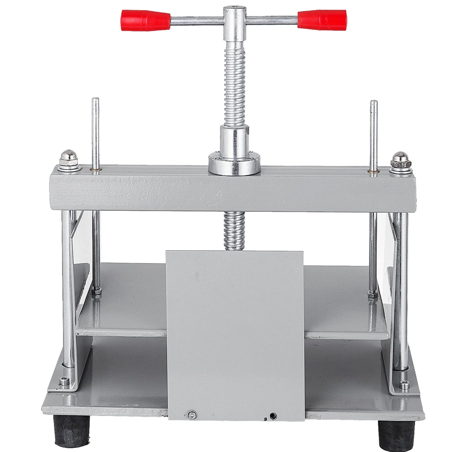 VEVOR Manual Paper Press Machine, 12x8.6 inch for A4 Sized Papers Flatting Machine, 10cm Thickness Steel Frame Manual Flat Paper Press Machine, Papermaking Book Press