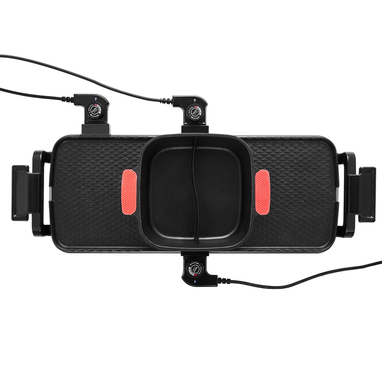 VEVOR Hot Pot with Grill 2300W 2-in-1 Electric Smokeless BBQ with Removable Pot