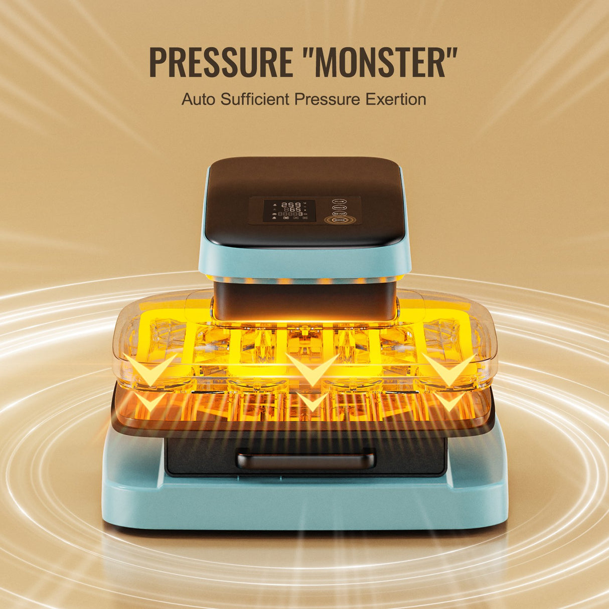 VEVOR Auto Heat Press Machine, 15 x 15 in Smart T Shirt Press Machine with Auto Release, Heats Up Fast and Evenly, Sublimation Heat Press for T Shirts