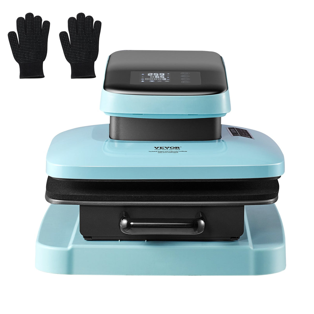 VEVOR Auto Heat Press Machine, 15 x 15 in Smart T Shirt Press Machine with Auto Release, Heats Up Fast and Evenly, Sublimation Heat Press for T Shirts