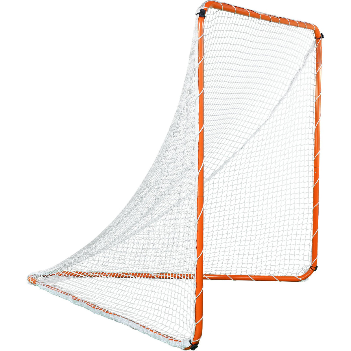 VEVOR Lacrosse Goal, 6' x 6' Lacrosse Net, Steel Frame Backyard Lacrosse Training Equipment, Portable Lacrosse Goal with Carry Bag, Quick & Easy Setup