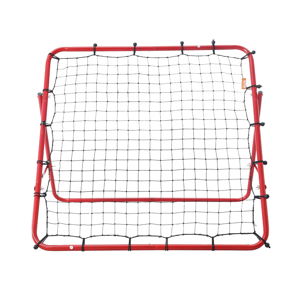 VEVOR Soccer Rebounder Rebound Net, Kick-Back 100x100 cm, Portable Football Training Gifts, Fully Adjustable Angles Goal Net, Aids & Equipment for Kids Teens & All Ages, Easy Set Up & Perfect Storage