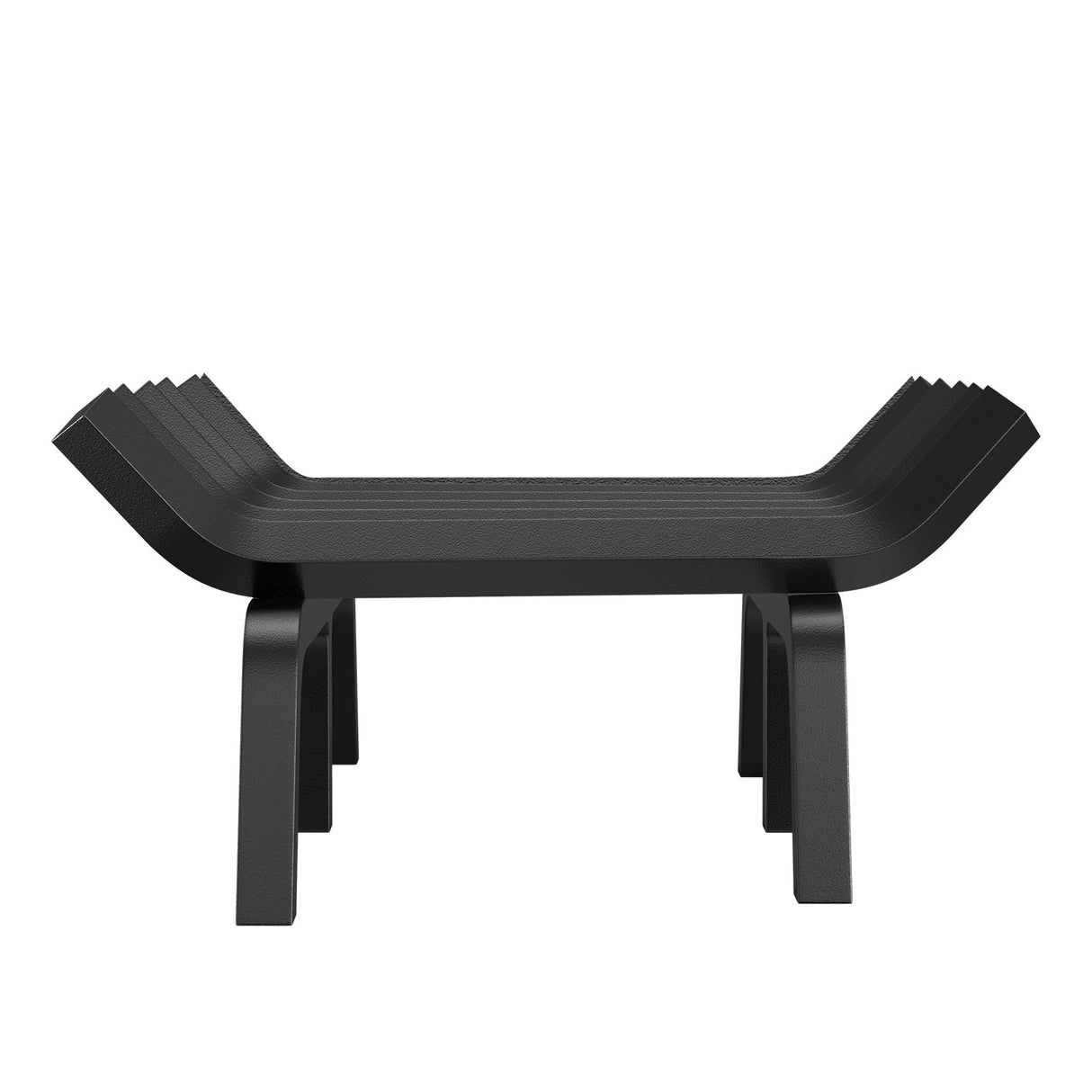 VEVOR Fireplace Log Grate, 685.8mm Heavy Duty Fireplace Grate with 6 Support Legs, 19.05mm Solid Powder-coated Steel Bars, Log Firewood Burning Rack
