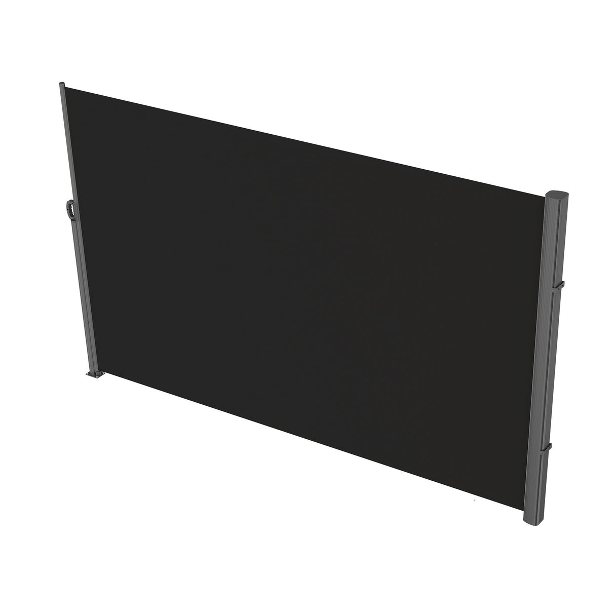 VEVOR Retractable Side Awning, 160X300cm Aluminum Outdoor Privacy Screen, 280g Polyester Water-proof Retractable Patio Screen, UV 30+ Room Divider
