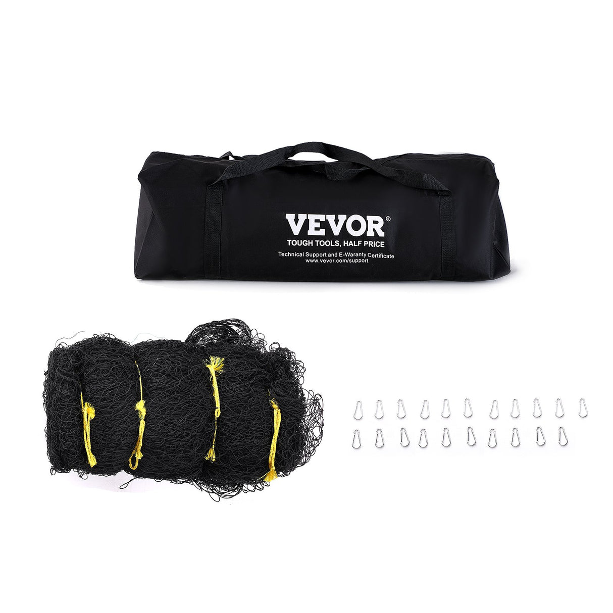 VEVOR Baseball Batting Netting, Professional Softball Baseball Batting Hitting Training Net, Practice Portable Pitching Cage Net with Door & Carry Bag